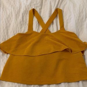 Madewell mustard top